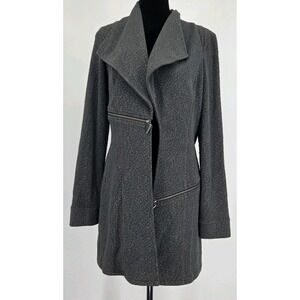 Eva‎ Varro Barcelona Pebble Knit Jacket Gray Medium Statement Jacket